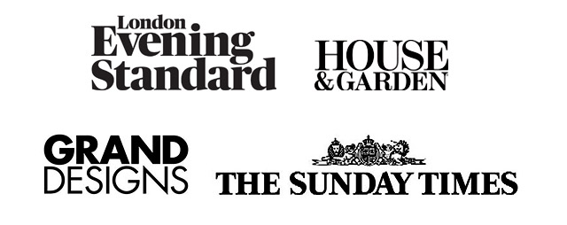 featured in - grand designs, the sunday times, london evening standard, house & garden